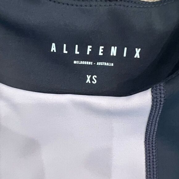 All Fenix Anthropologie Racerback Color Block Three Tone Athletic Sports Bra XS - Picture 4 of 4